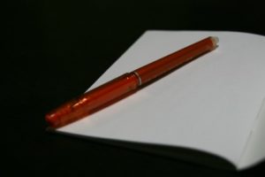 ノートと赤ペン